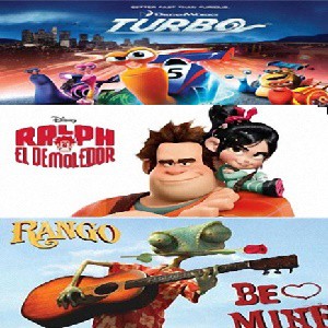 1.Turbo 2.Ralph 3.Rango